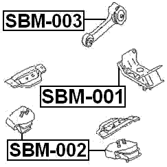 SUBARU SBM-001 Technical Schematic