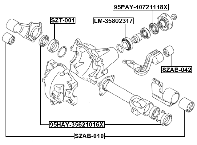 SUZUKI SZT-001 Technical Schematic