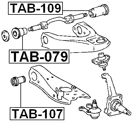 ✳︎梅子✳︎ 4865435010 Genuine Toyota BUSH, LOWER ARM 48654-35010 | eBay