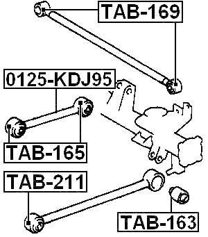 Febest TAB-163 Technical Schematic