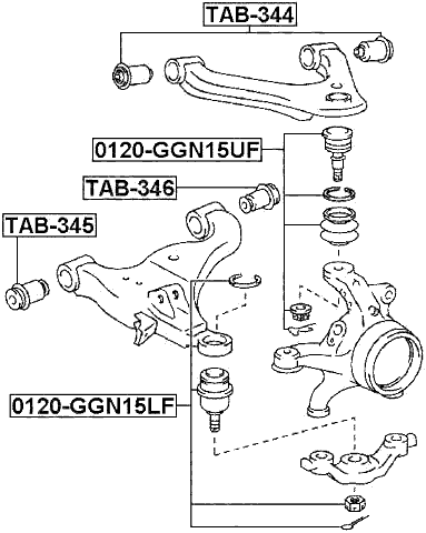 Febest TAB-346 Technical Schematic