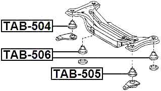 TOYOTA TAB-504 Technical Schematic