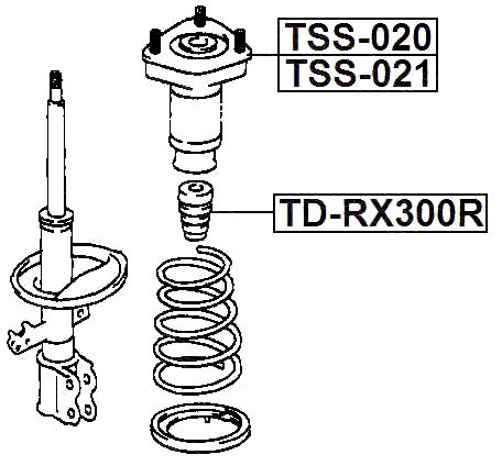 LEXUS TD-RX300R Technical Schematic
