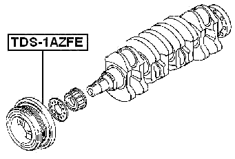 Febest TDS-1AZFE Technical Schematic