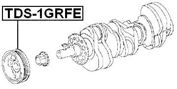 TOYOTA TDS-1GRFE Technical Schematic