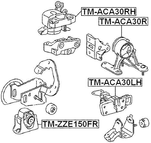 TOYOTA TM-ACA30R Technical Schematic