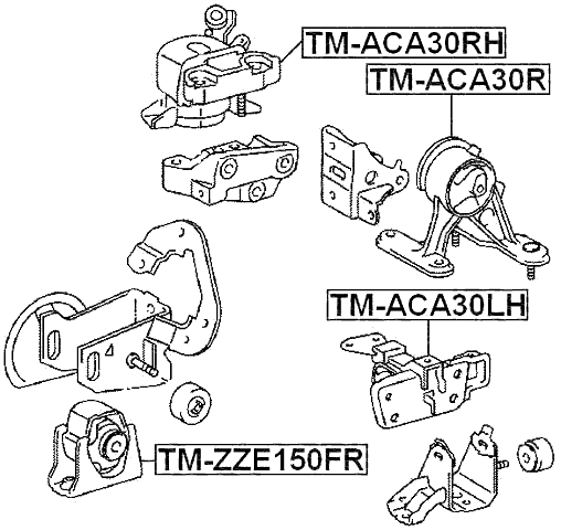 TOYOTA TM-ACA30R Technical Schematic