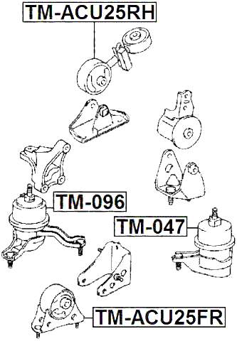 TOYOTA TM-ACU25FR Technical Schematic