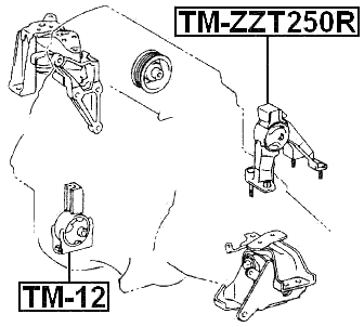 Febest TM-ZZT250R Technical Schematic