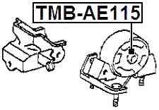 TOYOTA TMB-AE115 Technical Schematic