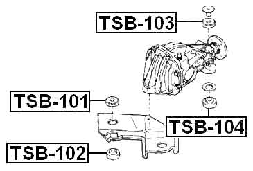 DAIHATSU TSB-101 Technical Schematic