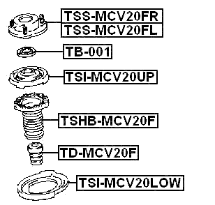 TOYOTA TSI-MCV20UP Technical Schematic