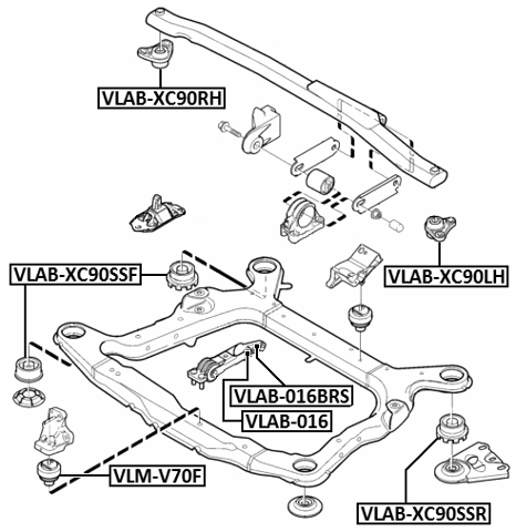 VOLVO VLAB-016BRS Technical Schematic