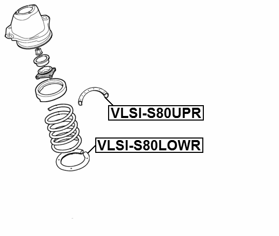 VOLVO VLSI-S80UPR Technical Schematic