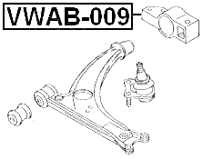 Febest VWAB-009 Technical Schematic