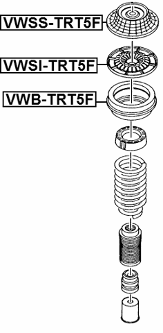 VOLKSWAGEN VWB-TRT5F Technical Schematic