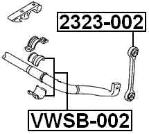 PORSCHE VWSB-002 Technical Schematic