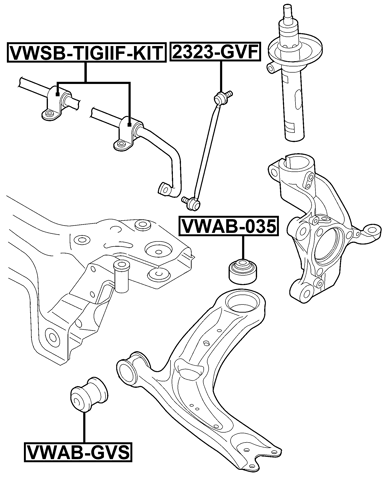VOLKSWAGEN VWSB-TIGIIF-KIT Technical Schematic